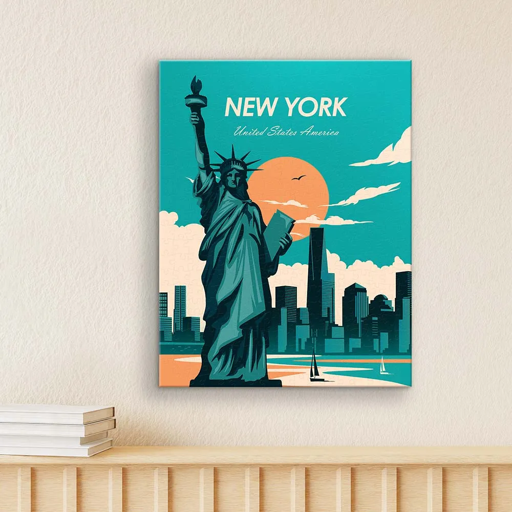 PieceRelax Statue of Liberty HN1403 puzzle canvas