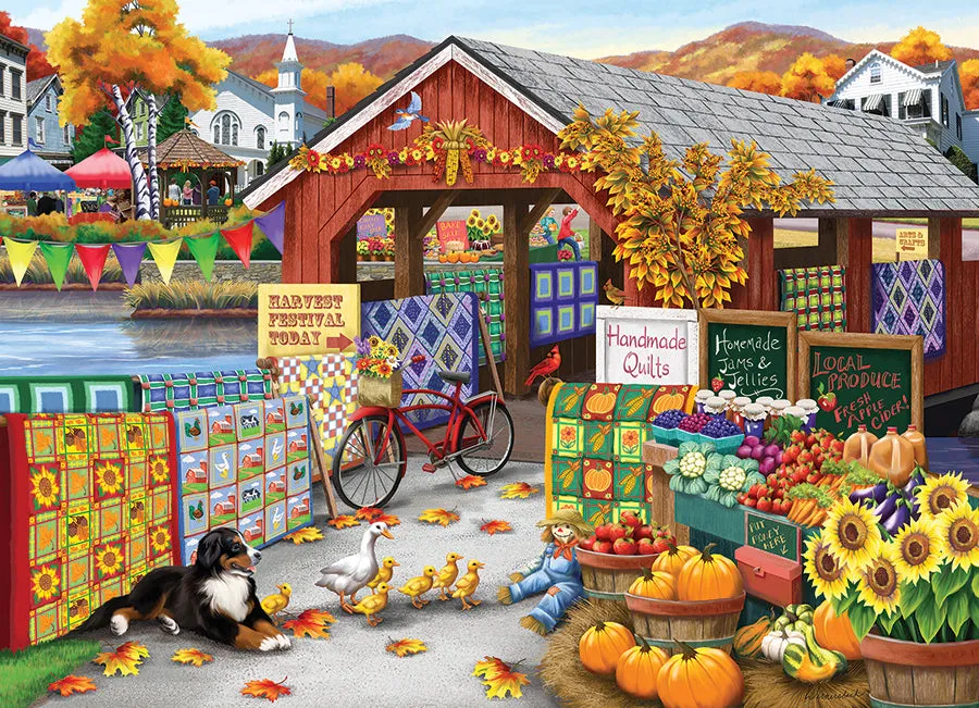 Cobble Hill Harvest Festival puzzle 500 toamna