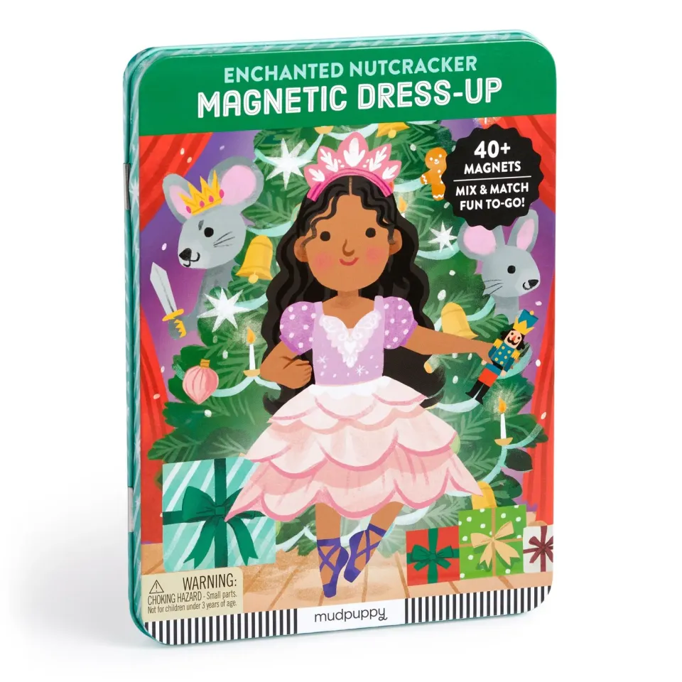 Mudpuppy Enchanted Nutcracker set magnetic balerine