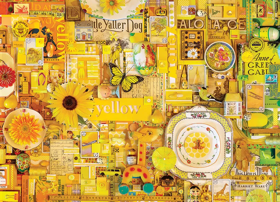Cobble Hill Yellow puzzle 1000 piese galben