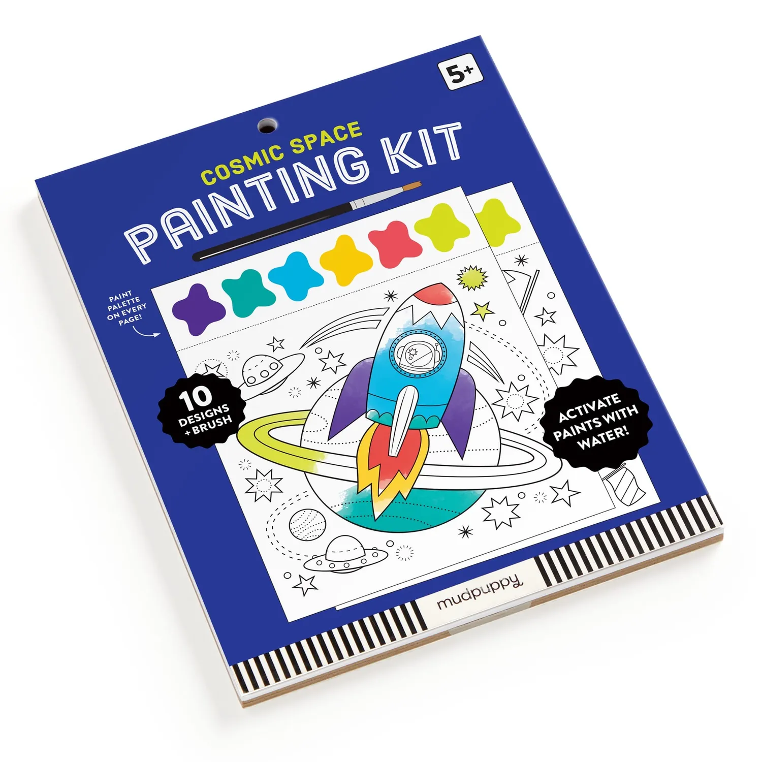 Mudpuppy Cosmic Space kit pictură acuarelă 10 carduri
