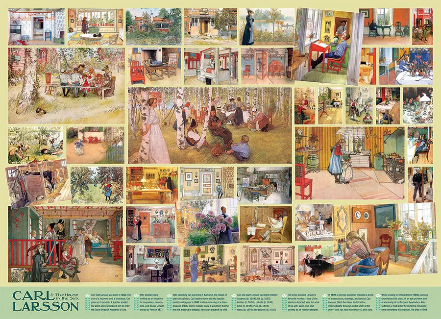 Cobble Hill Carl Larsson puzzle 1000 piese arta