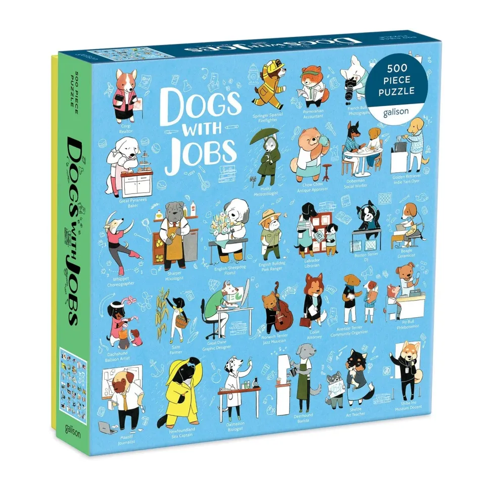 Mudpuppy Dogs With Jobs puzzle 500 piese 51x51 cm