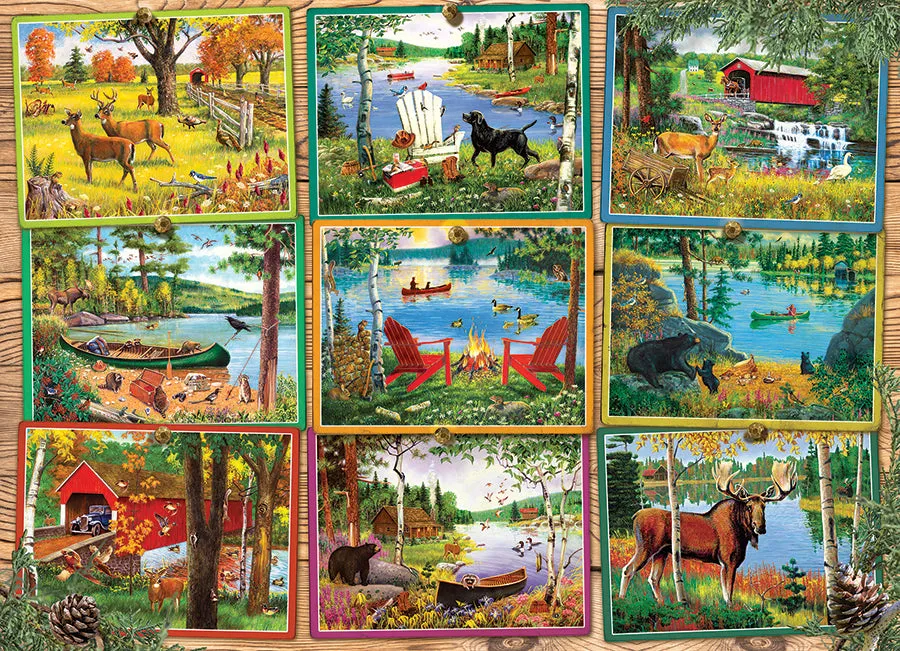 Cobble Hill Postcards from Lake Country puzzle 1000 piese