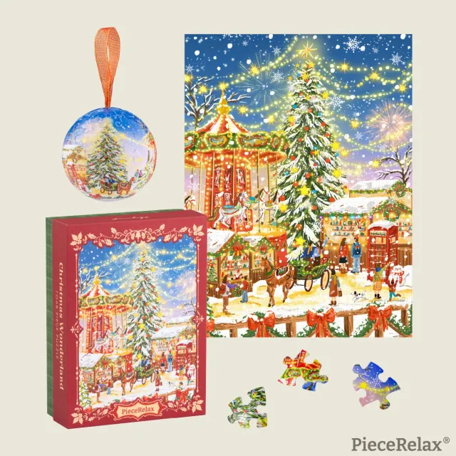 PieceRelax PieceClicks U1215 puzzle 1008 piese set Crăciun