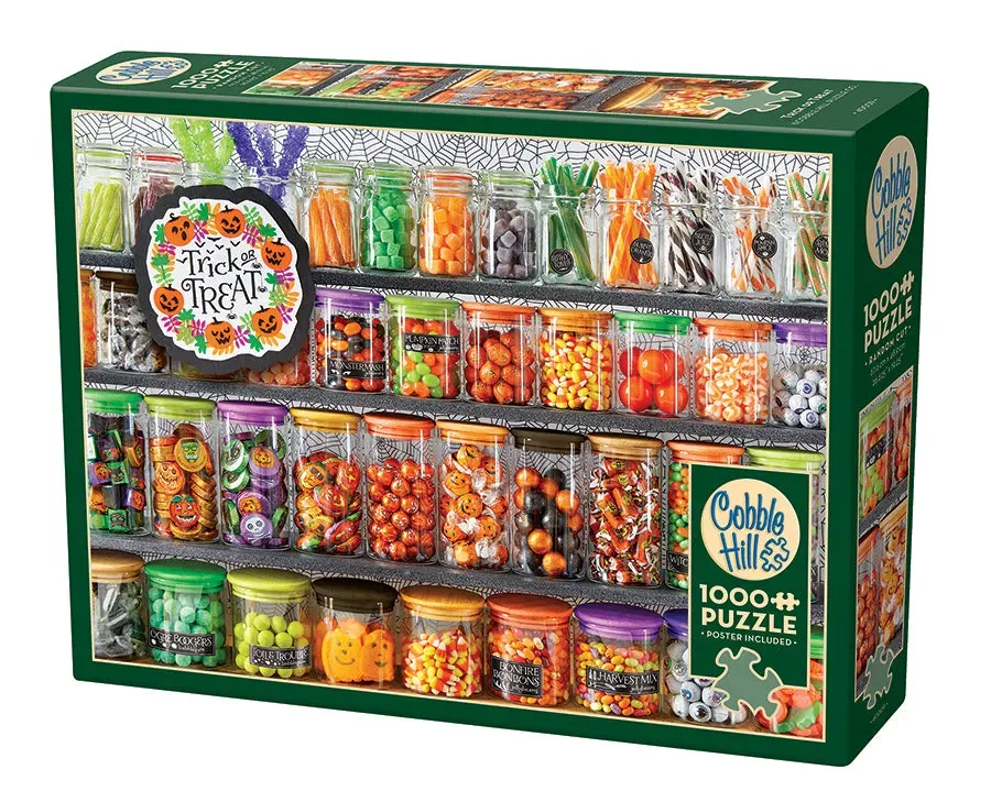 Cobble Hill Trick or Treat puzzle 1000 piese halloween