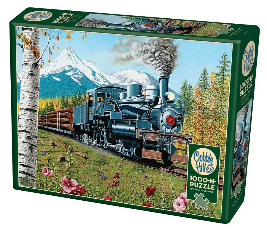 Cobble Hill Lumbering Along puzzle 1000 piese trenuri