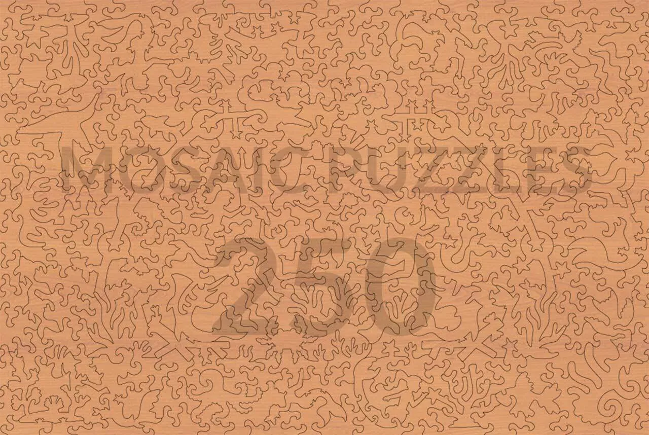 Mosaic Puzzles Ascidiae Seescheiden puzzle lemn 500 piese biologie
