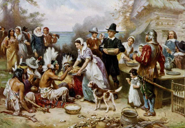 Mosaic Puzzles First Thanksgiving puzzle lemn 250 piese tablou