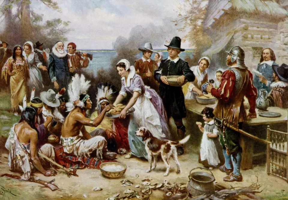 Mosaic Puzzles First Thanksgiving puzzle lemn 250 piese tablou