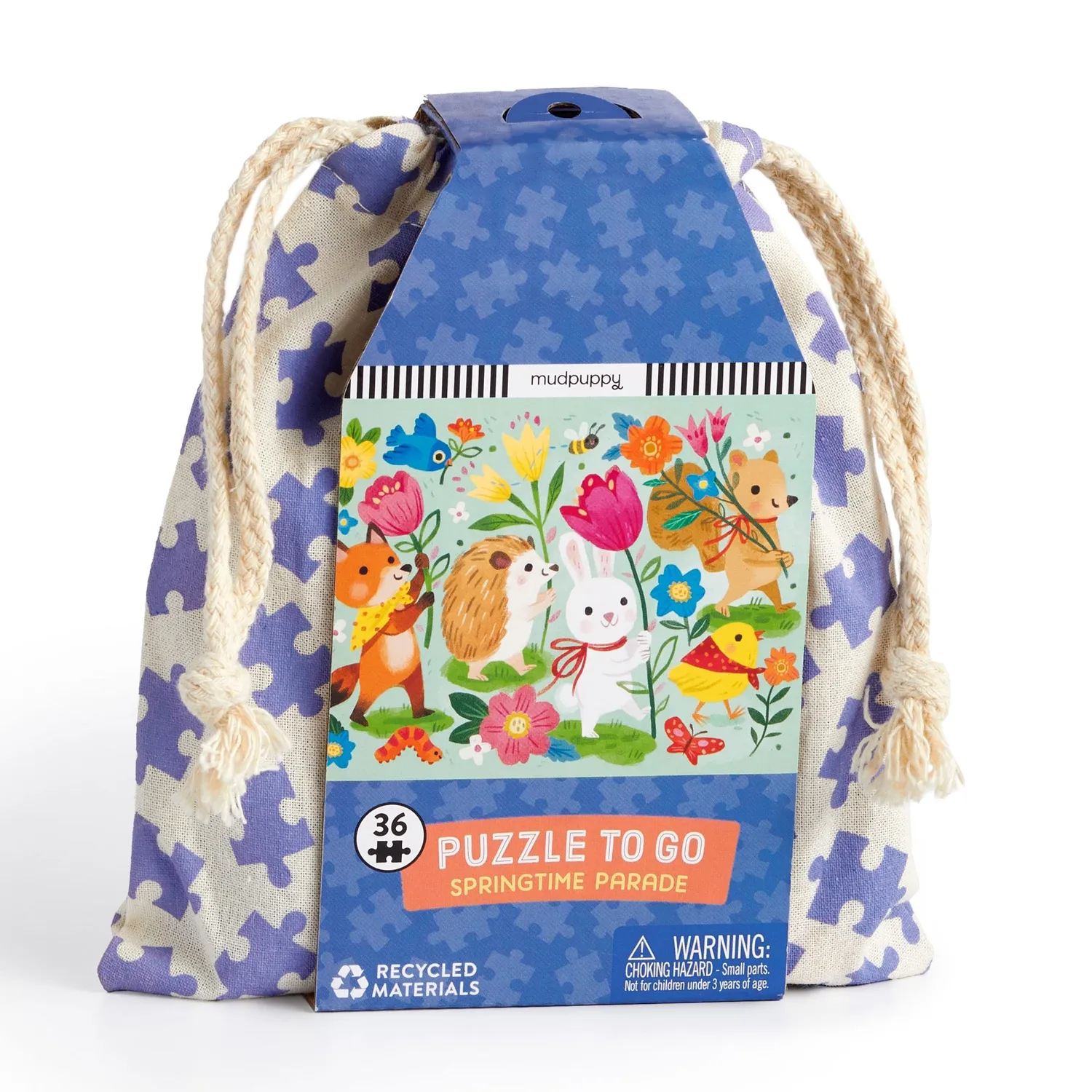 Mudpuppy Springtime Parade puzzle to go 36 piese pascala