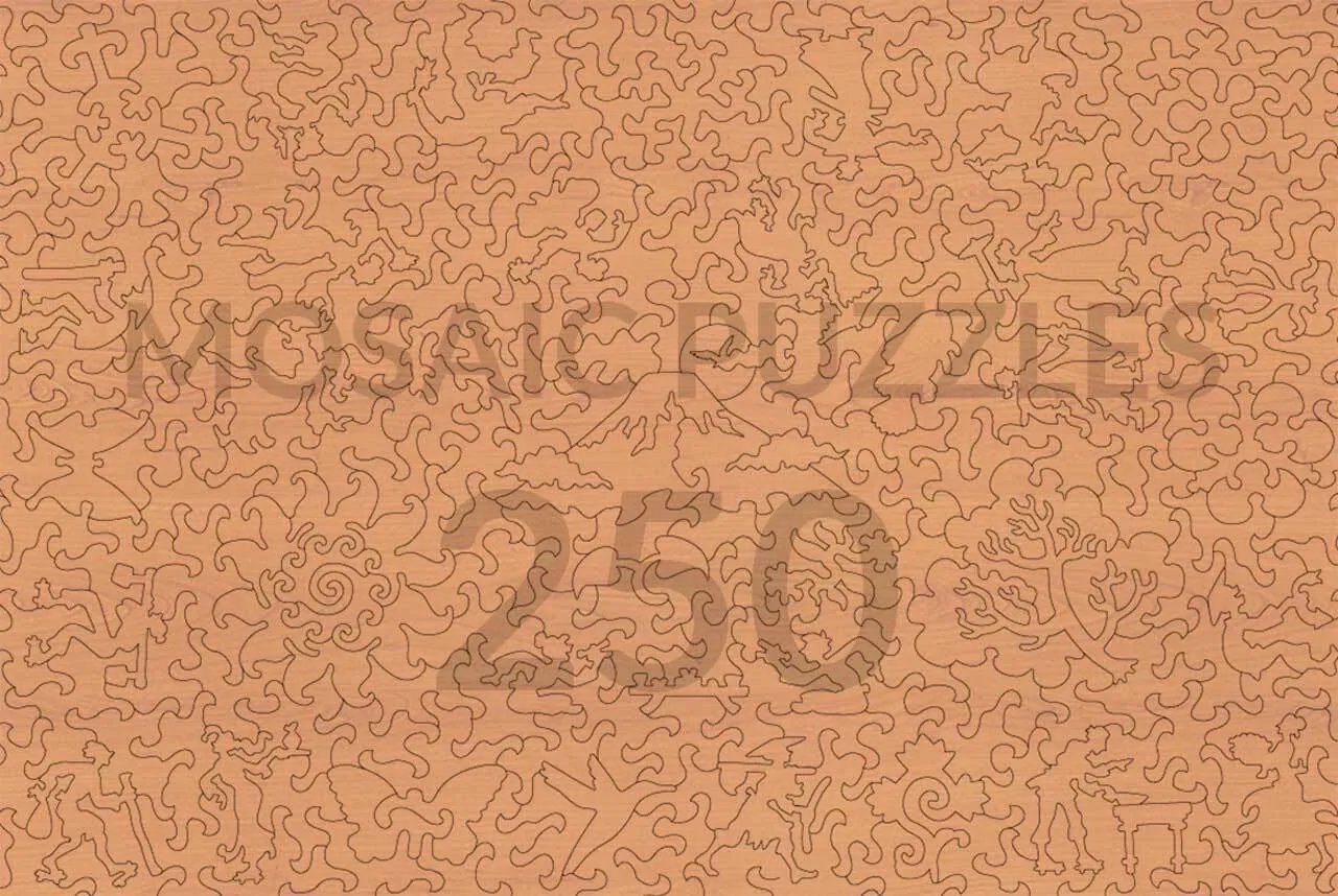 Mosaic Puzzles Fine Wind Clear Morning puzzle lemn 500 piese Fuji