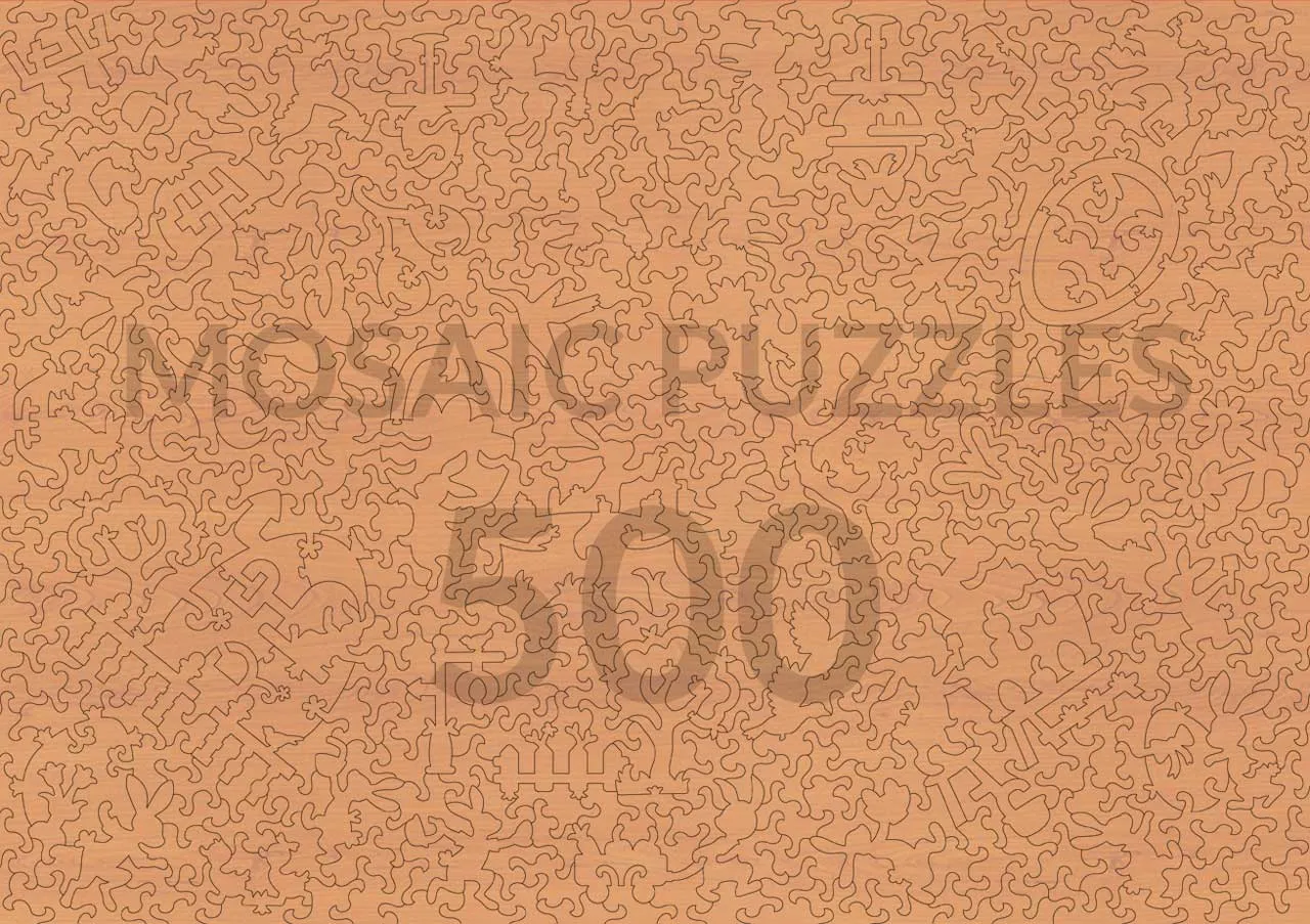 Mosaic Puzzles Bunny Family Picnic puzzle lemn 50 piese copii