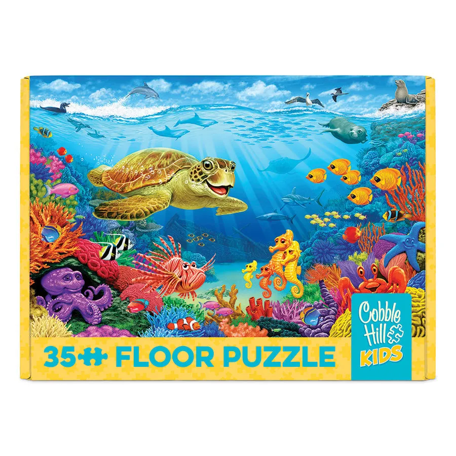 Cobble Hill Ocean Reef puzzle podea 35 piese copii