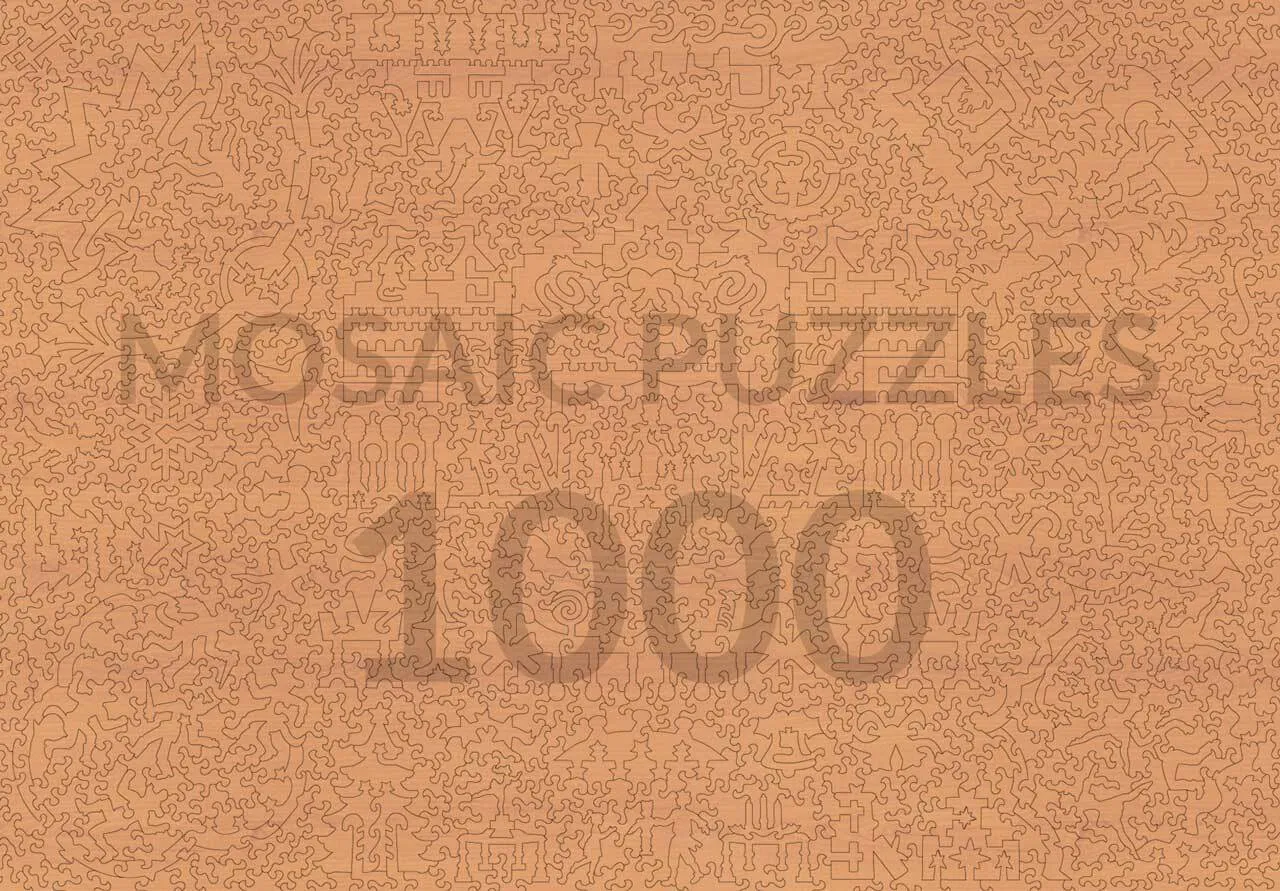 Mosaic Puzzles The Nutcracker puzzle lemn 100 piese crăciun