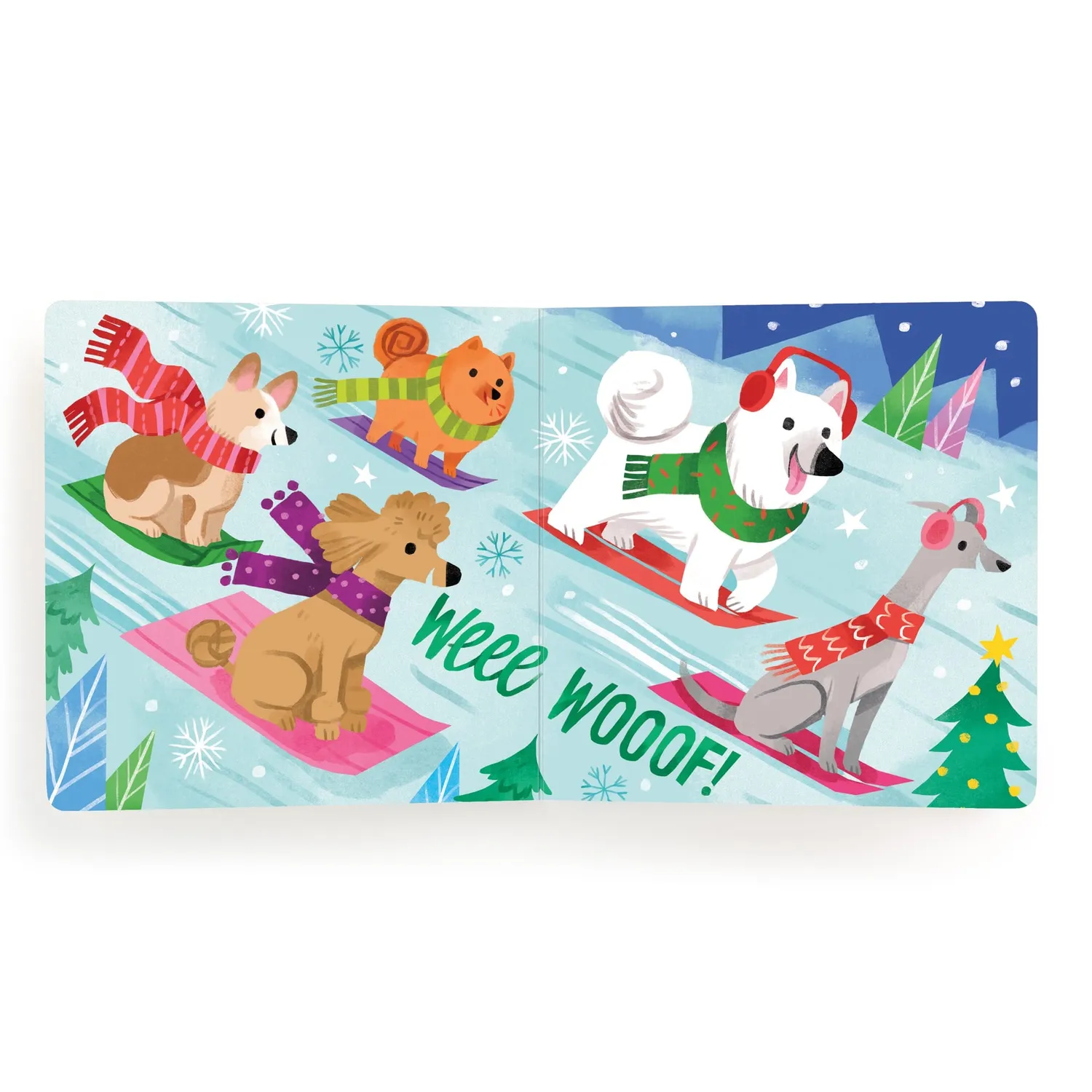 Mudpuppy Ho Ho Howl! carte cartonată Crăciun