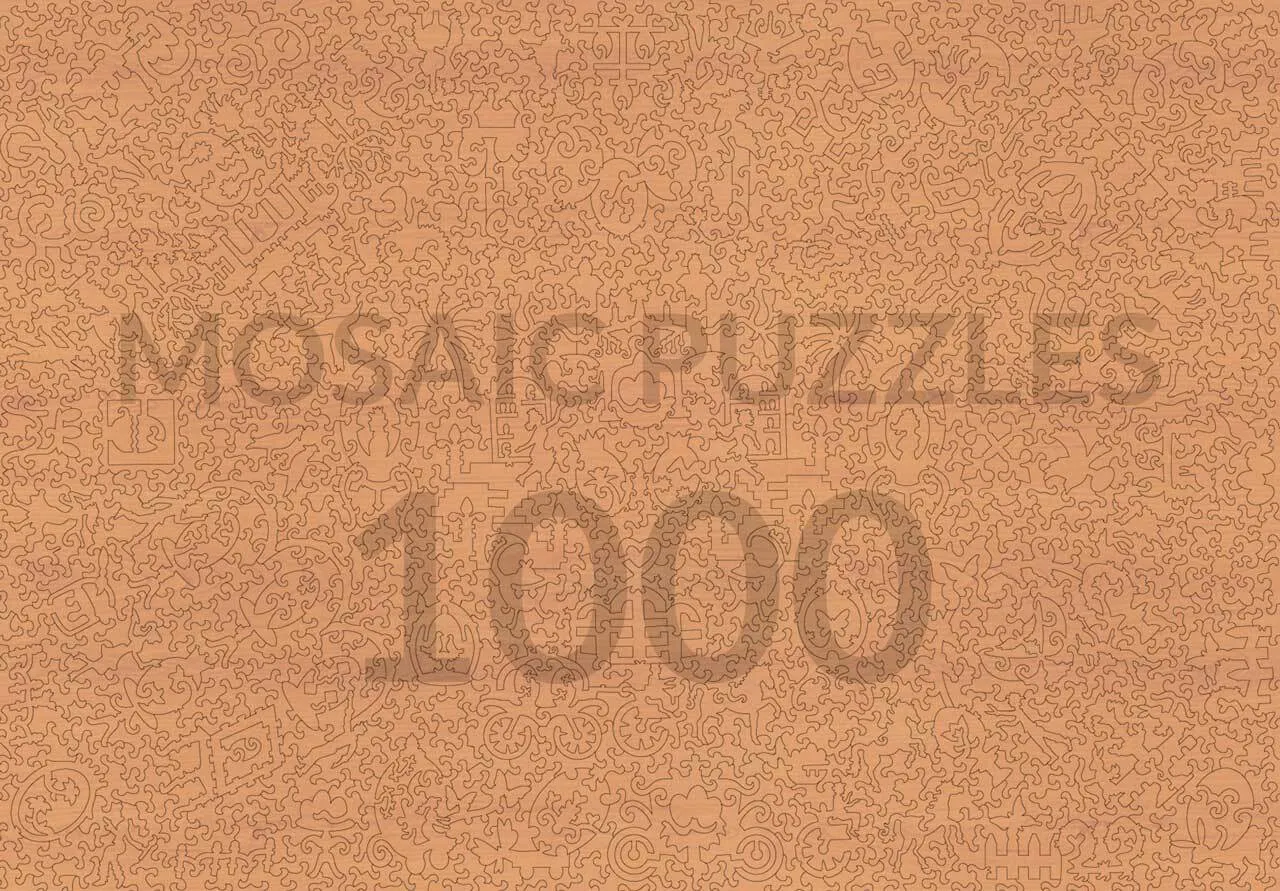 Mosaic Puzzles Royal Egg Hunt puzzle lemn 50 piese oua