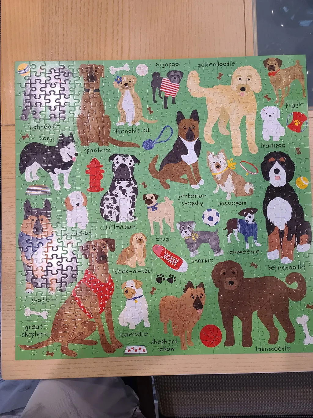 Mudpuppy Doodle Dog And Other Mixed Breeds puzzle 500 piese caini