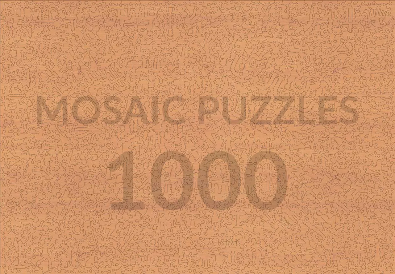 Mosaic Puzzles Afternoon Gambit puzzle 500 piese șah