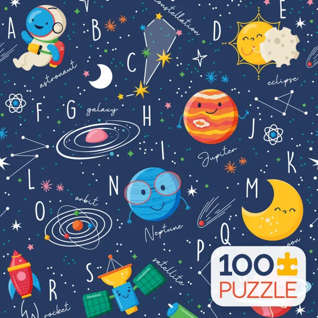 Ceaco Space Friends puzzle copii 100 piese 28x38 cm