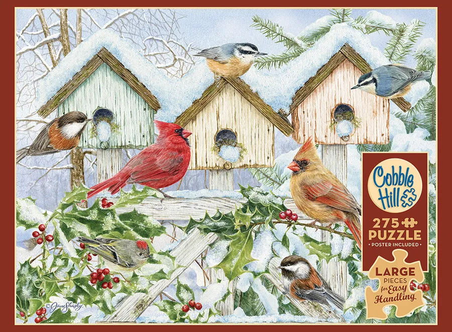 Cobble Hill Easy Handling Winter Chorus puzzle 275 piese iarna