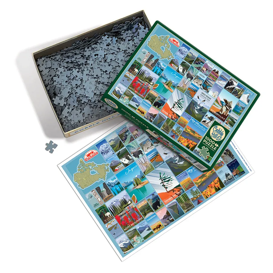 Cobble Hill Parcuri Canada puzzle 1000 piese călătorii