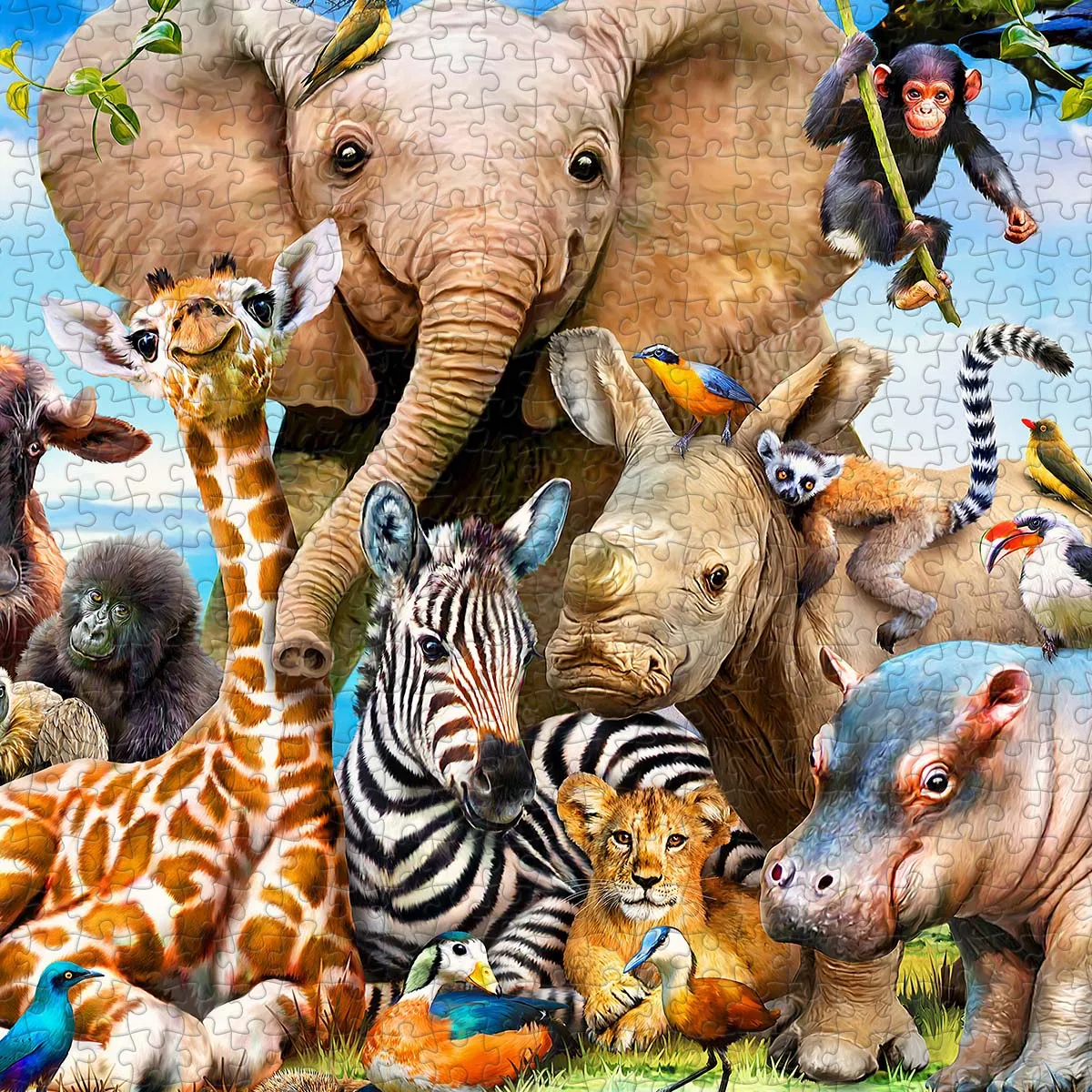 PieceRelax Africa Smile U1087 puzzle 1000 piese