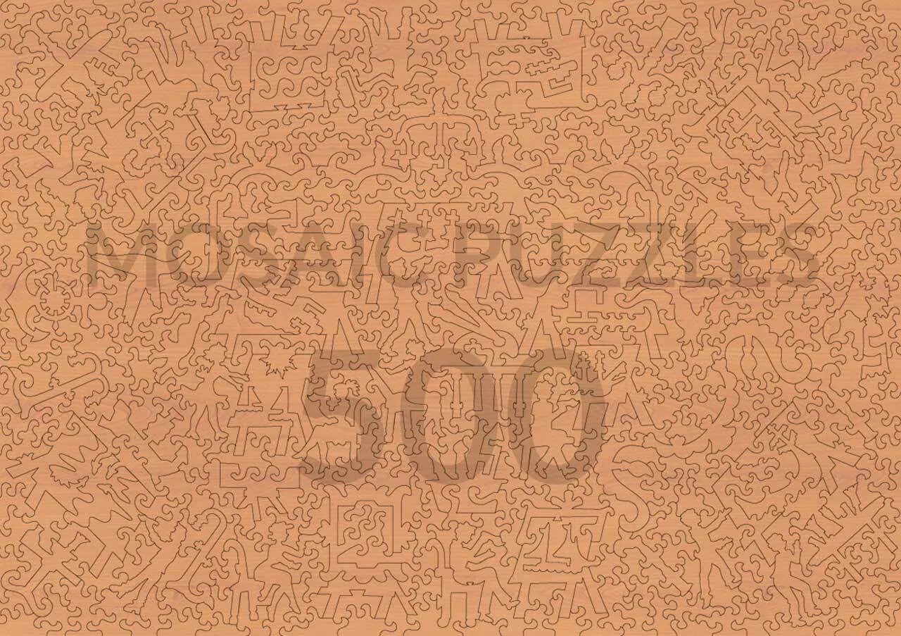 Mosaic Puzzles Strolling Seashore puzzle lemn 500 piese mare