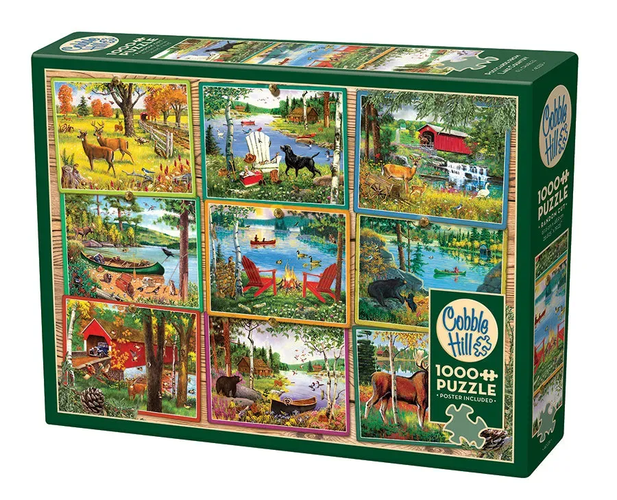 Cobble Hill Postcards from Lake Country puzzle 1000 piese