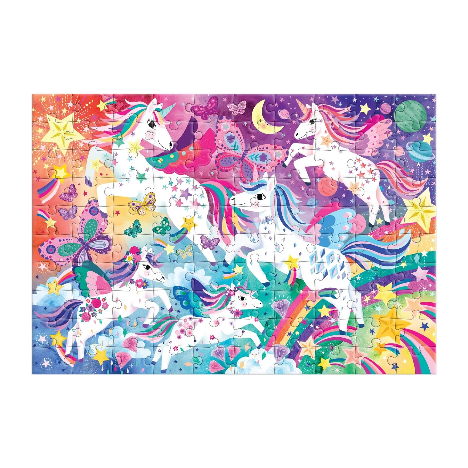 Mudpuppy Unicorn Magic puzzle 100 piese unicorni
