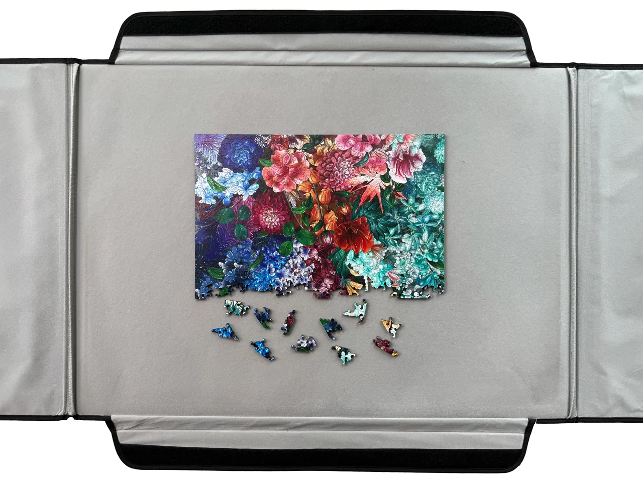 Mosaic Puzzles Workstation masa puzzle portabila cu tavite