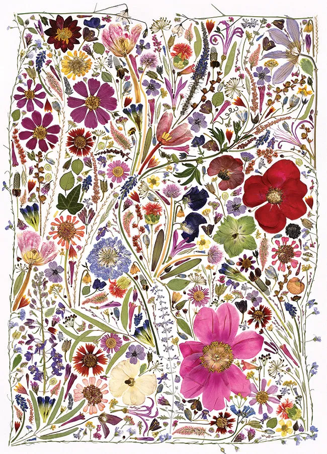 Cobble Hill Flower Press Spring puzzle 1000 piese flori