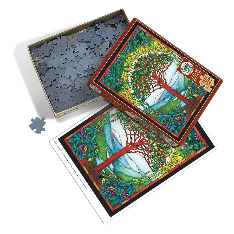 Cobble Hill Easy Handling Tree of Life Stained Glass puzzle 275 piese vitraliu
