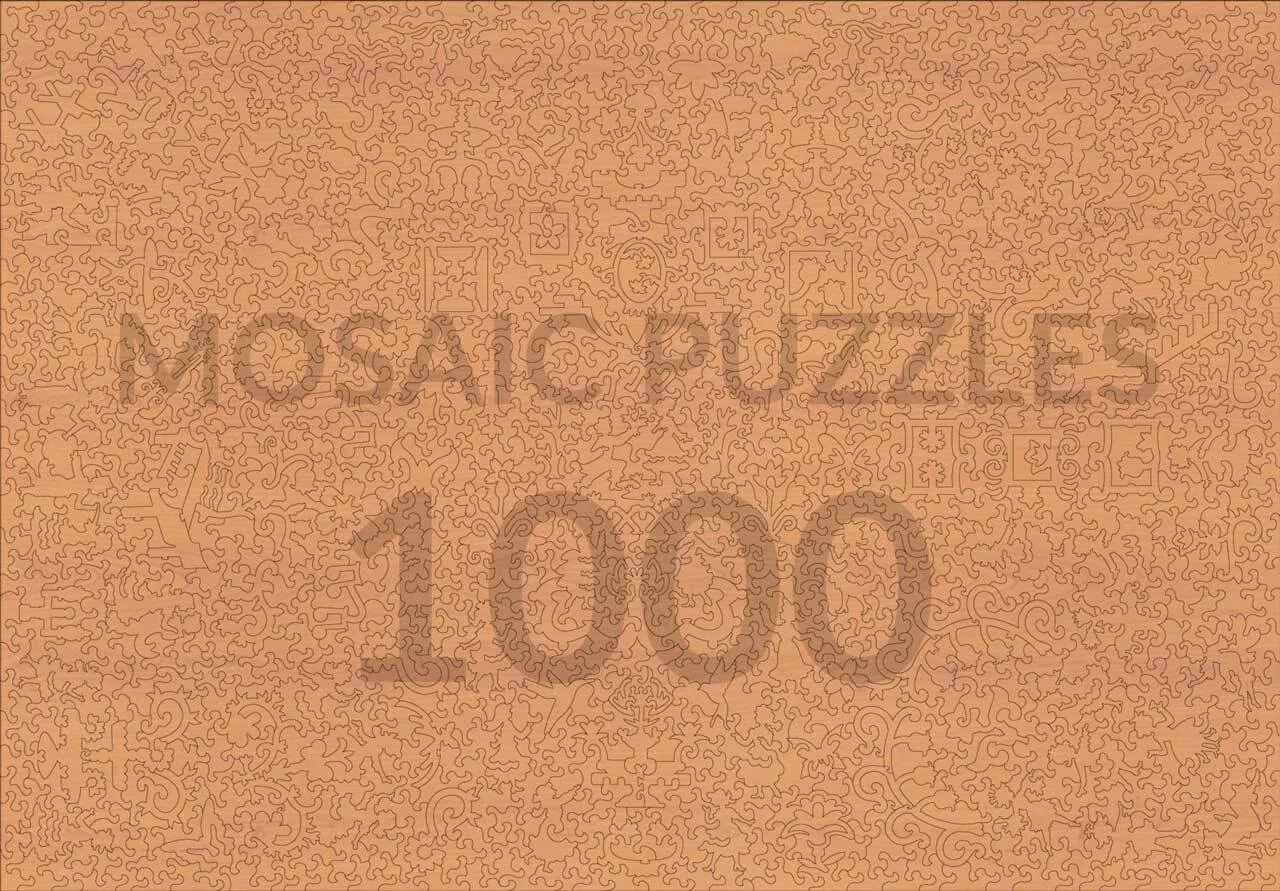 Mosaic Puzzles Monet Bridge puzzle lemn 100 piese tablou