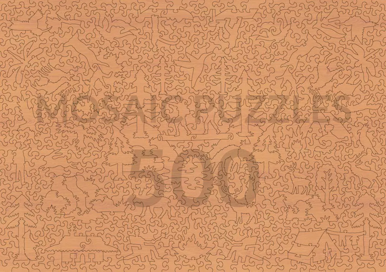 Mosaic Puzzles Yosemite National Park puzzle lemn 50 piese natura