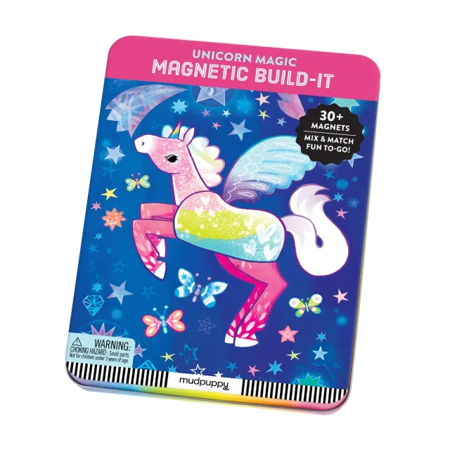 Mudpuppy Unicorn Magic Magnetic Build-It joc magnetic