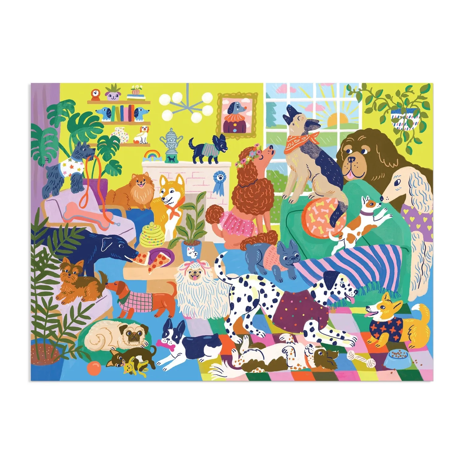 Mudpuppy Good Dog Club puzzle 1000 piese câini 69x51 cm