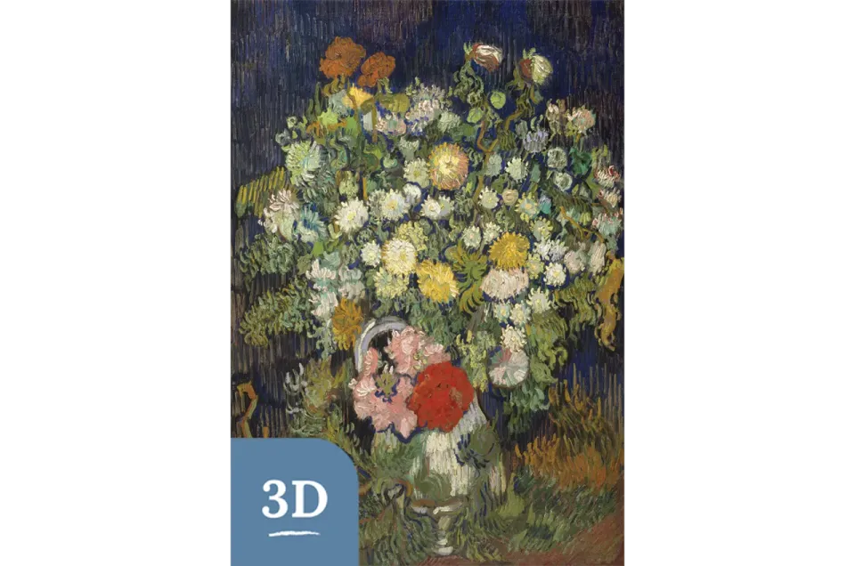 Mosaic Puzzles Heritage Bouquet of Flowers Van Gogh puzzle 3D 500 piese