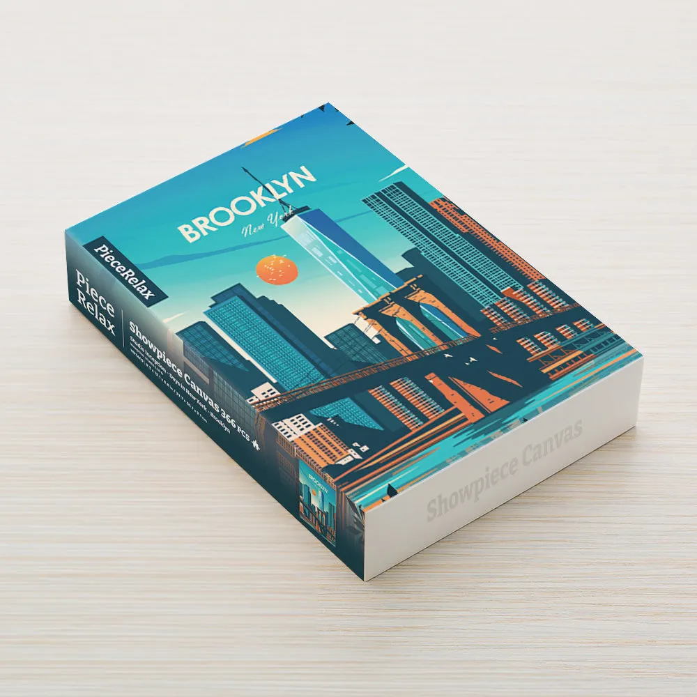 PieceRelax HN1402 puzzle tablou Brooklyn New York 30x23 cm