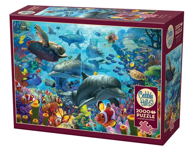 Cobble Hill Coral Sea puzzle 2000 piese ocean