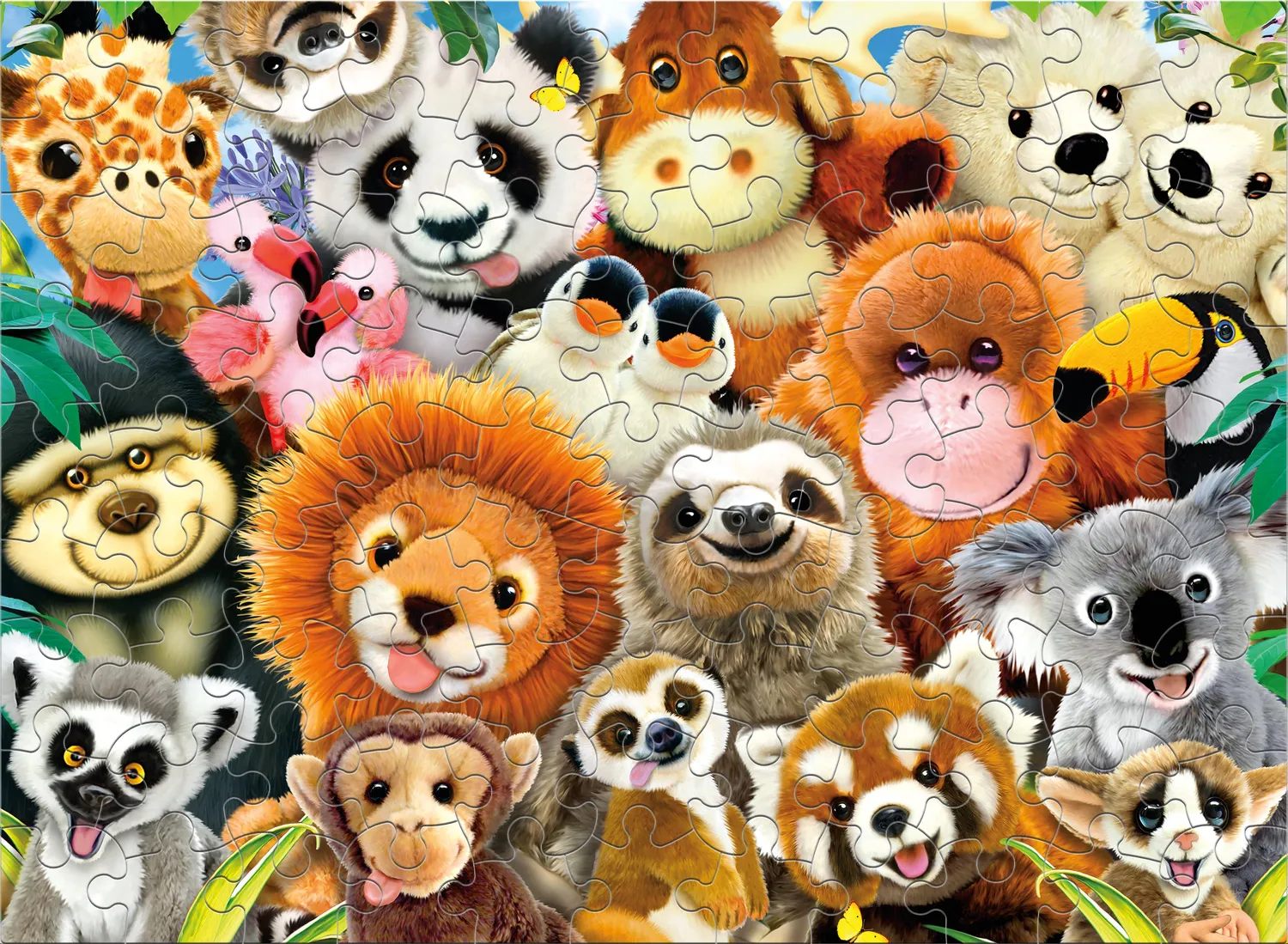 Ceaco Plushie Parade puzzle copii 100 piese 38x28 cm