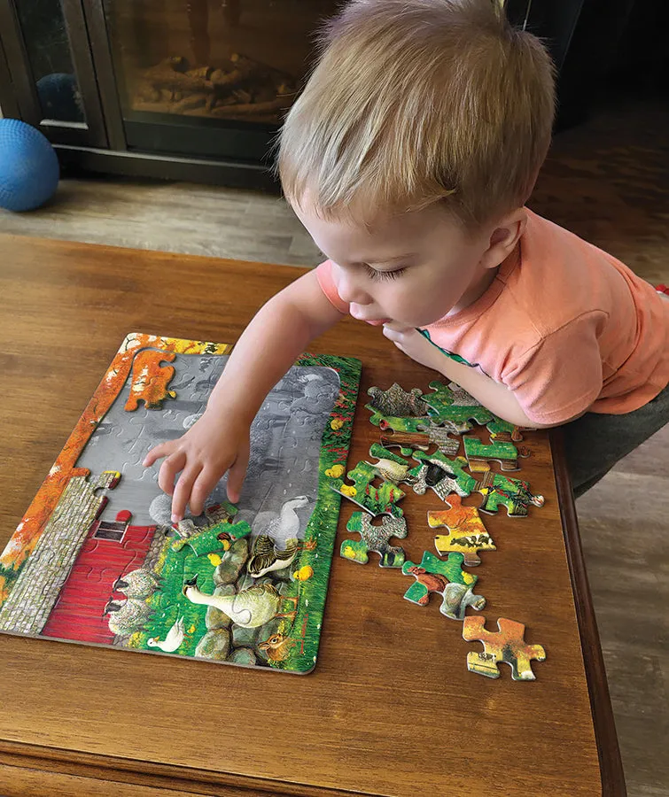 Cobble Hill Sheep Farm puzzle 35 piese tava copii