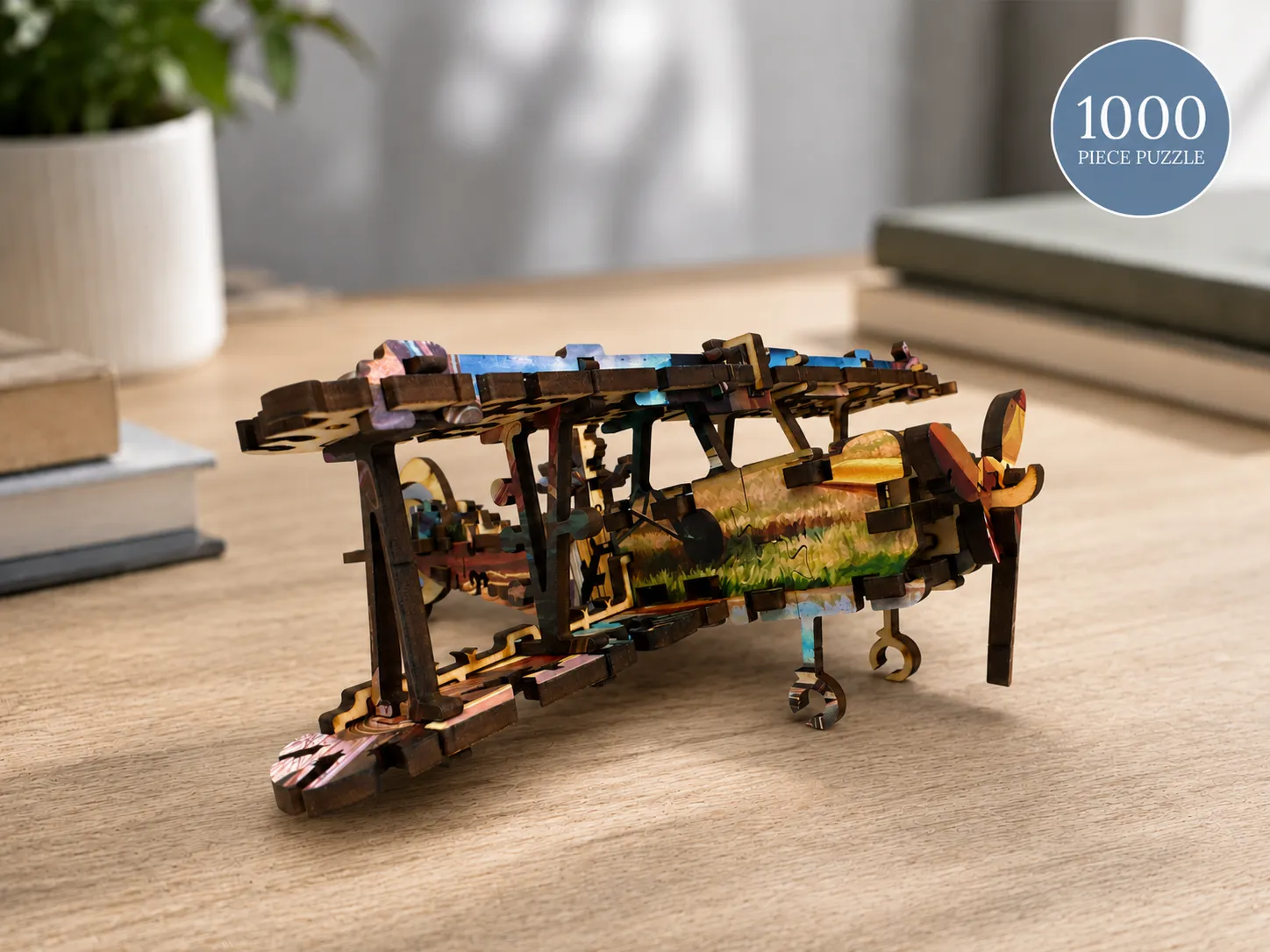 Mosaic Puzzles Ready for Takeoff puzzle lemn 3D 500 piese avion