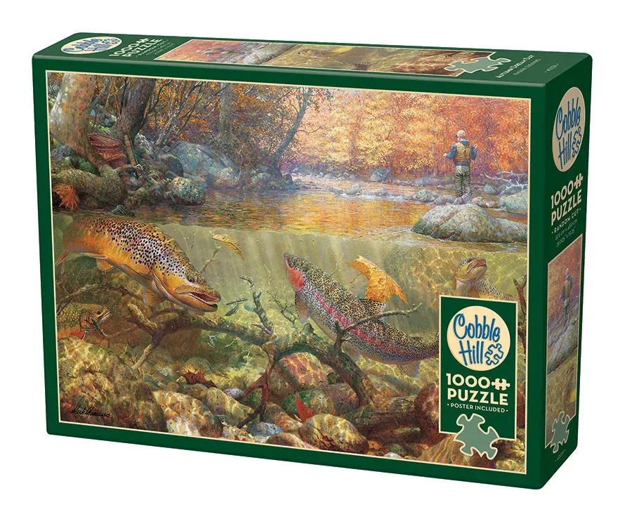 Cobble Hill Autumn Dream Day puzzle 1000 piese pescuit