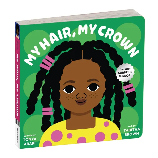 Mudpuppy My Hair My Crown carte cartonată oglindă 2+ ani