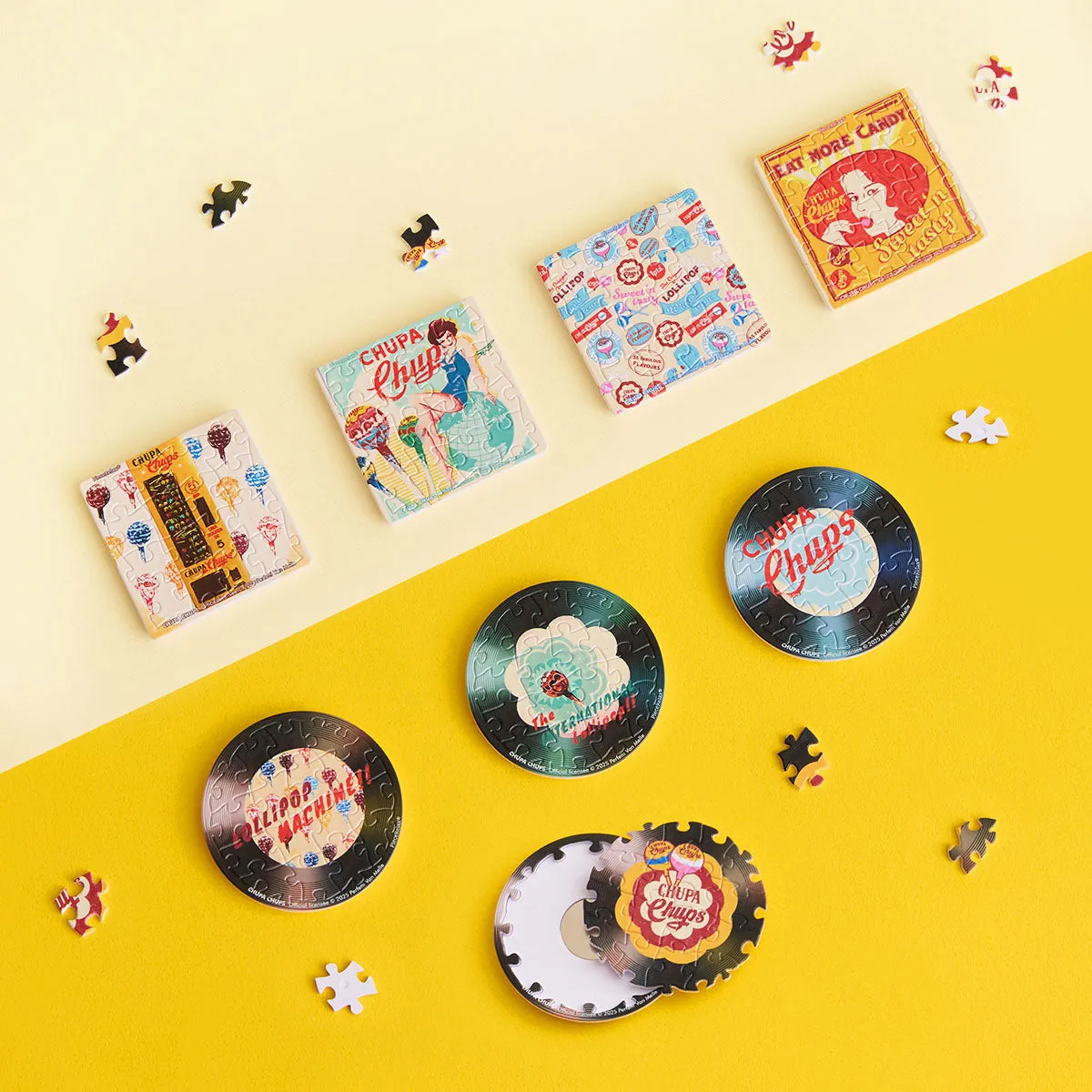 PieceRelax D1587 magneți puzzle retro Back to 1958 8 buc