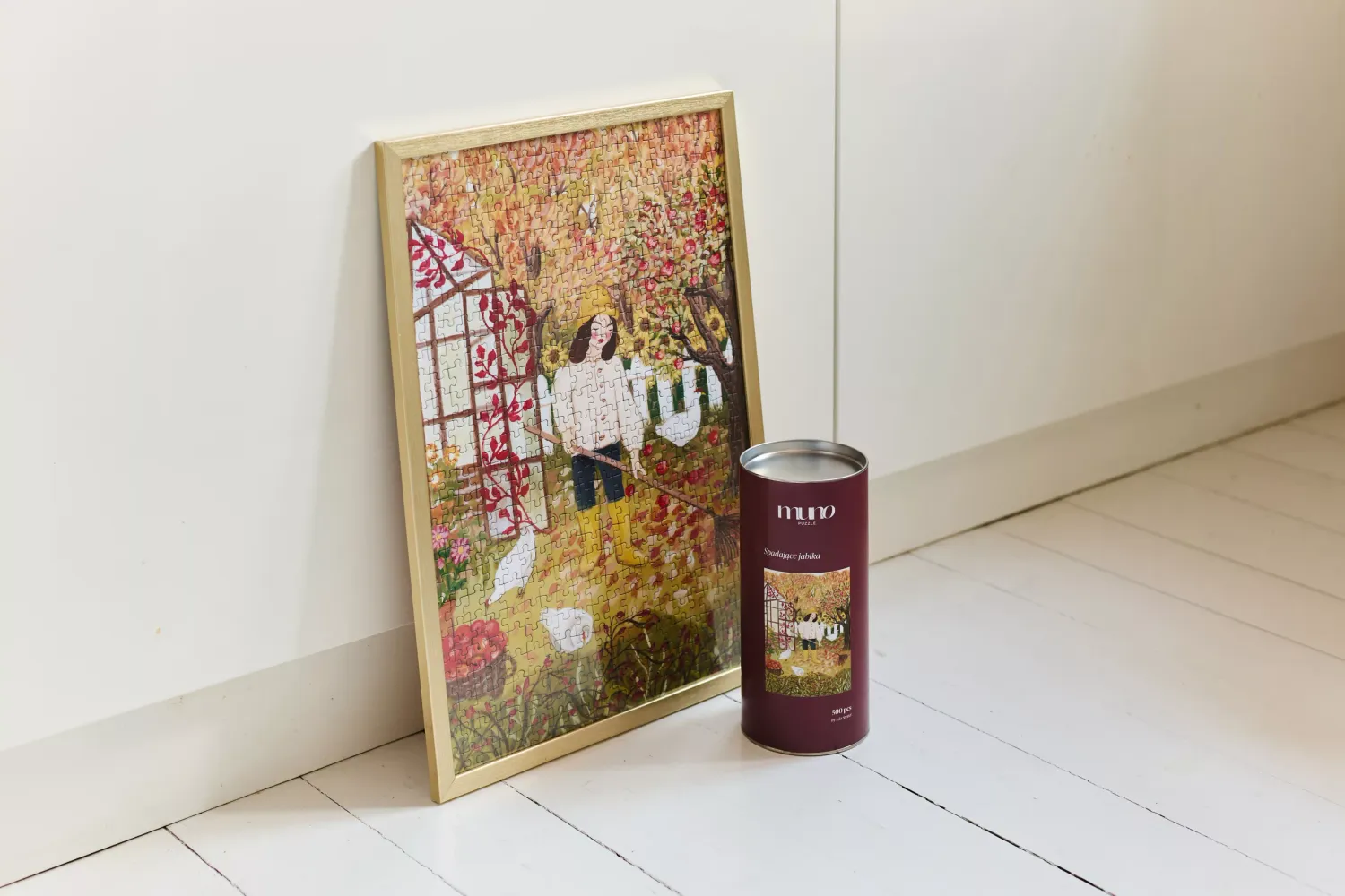 Muno Puzzle Spadajace Jablka puzzle 500 piese mere