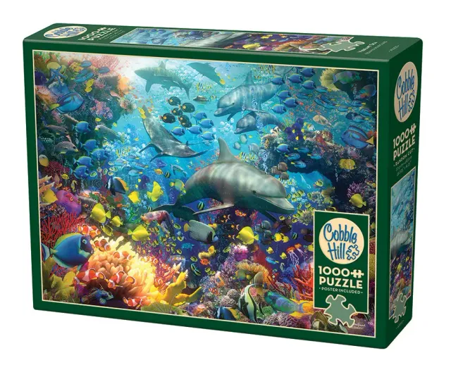 Cobble Hill Vibrant Sea puzzle 1000 piese ocean