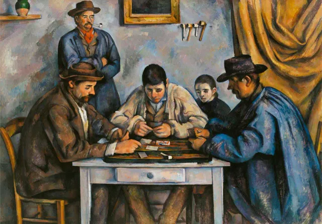 Mosaic Puzzles Card Players Cezanne puzzle lemn 500 piese arta clasica