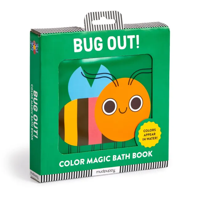 Mudpuppy Bug Out! carte de baie magica cu apa